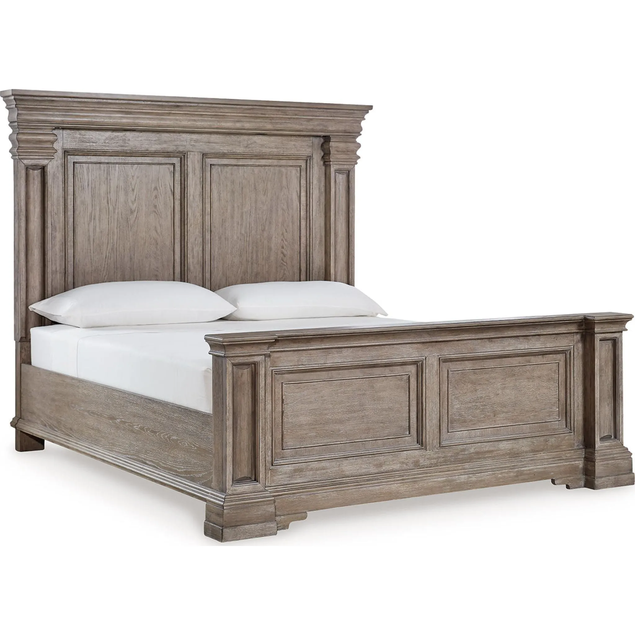 Blairhurst Queen Panel Bed - Light Grayish Brown