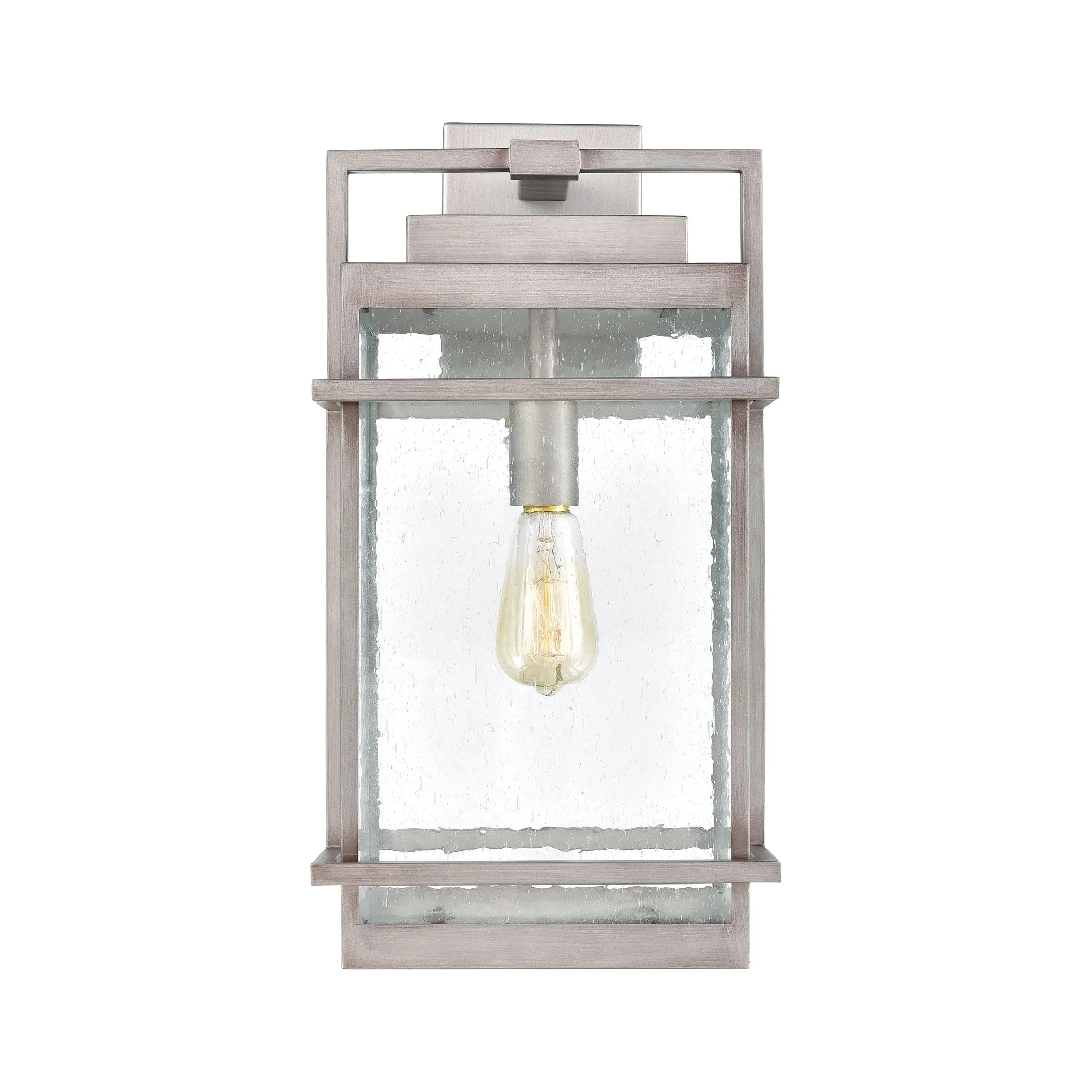 Breckenridge 10" 1 Light Sconce in Weathered Zinc