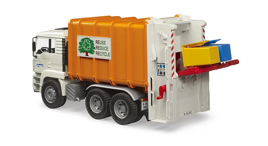 Bruder 2772 MAN TGA Rear loading garbage truck