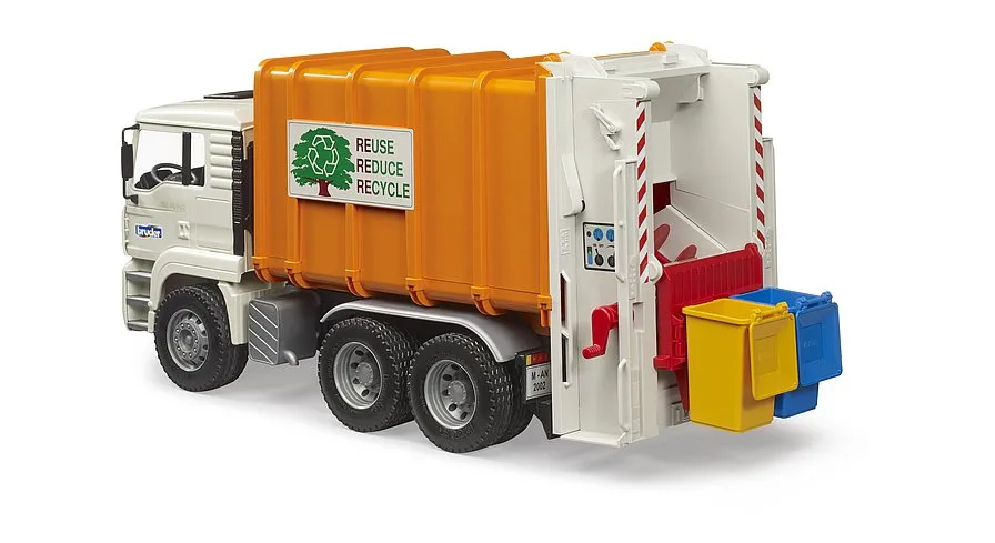 Bruder 2772 MAN TGA Rear loading garbage truck