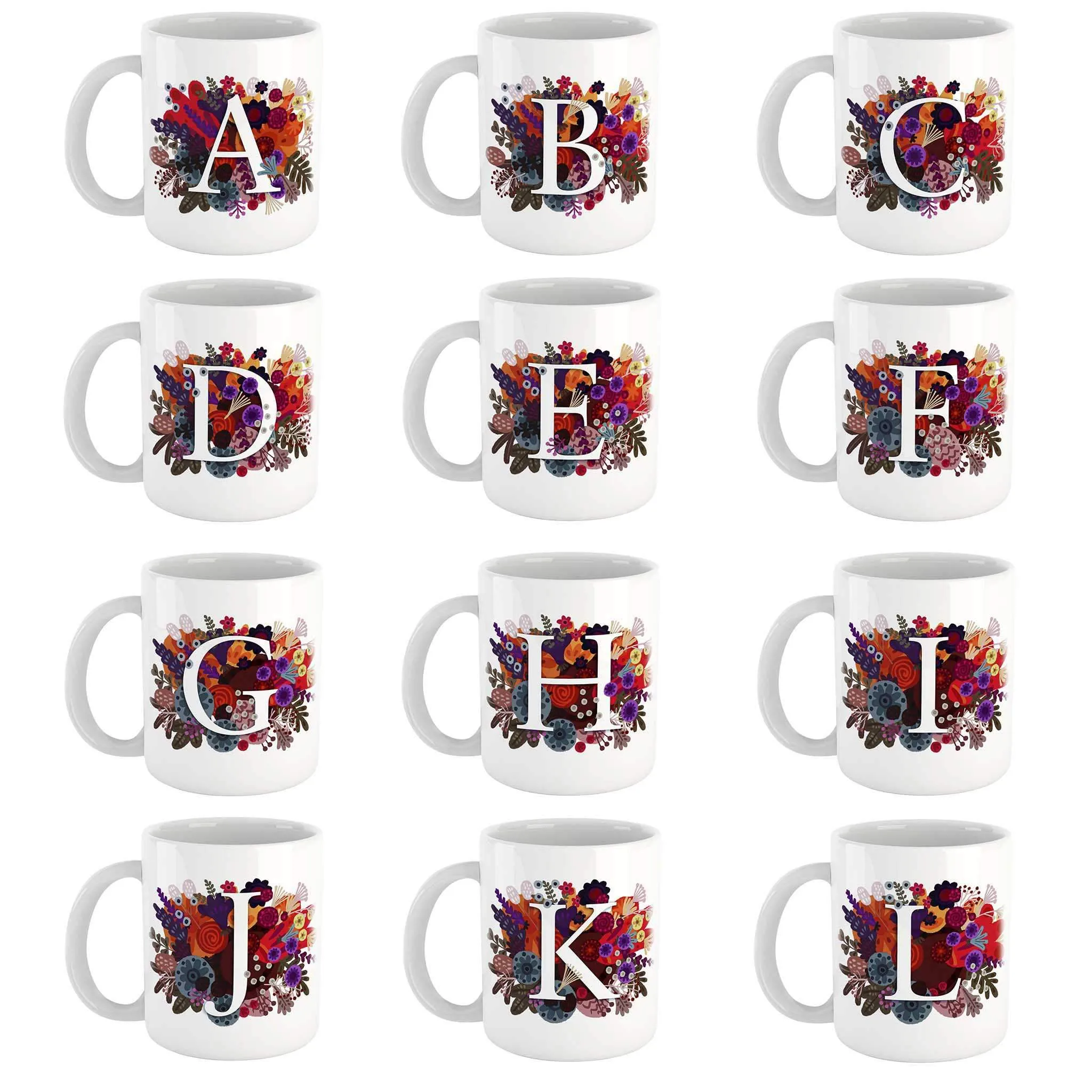 Burst of Colors Ceramic Mug