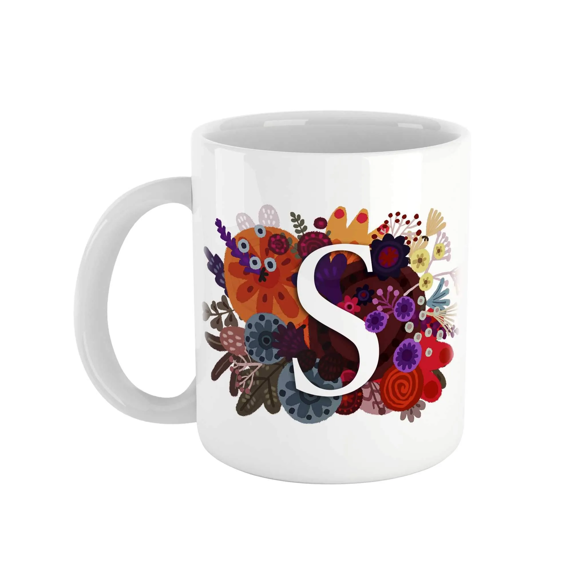 Burst of Colors Ceramic Mug