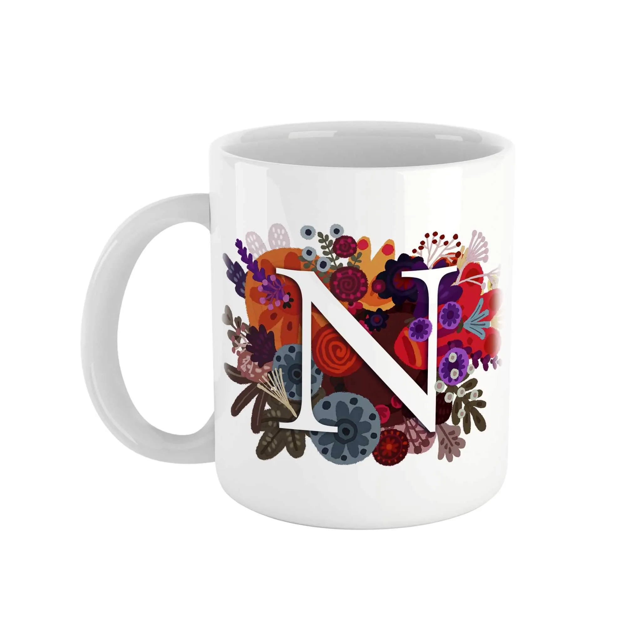 Burst of Colors Ceramic Mug