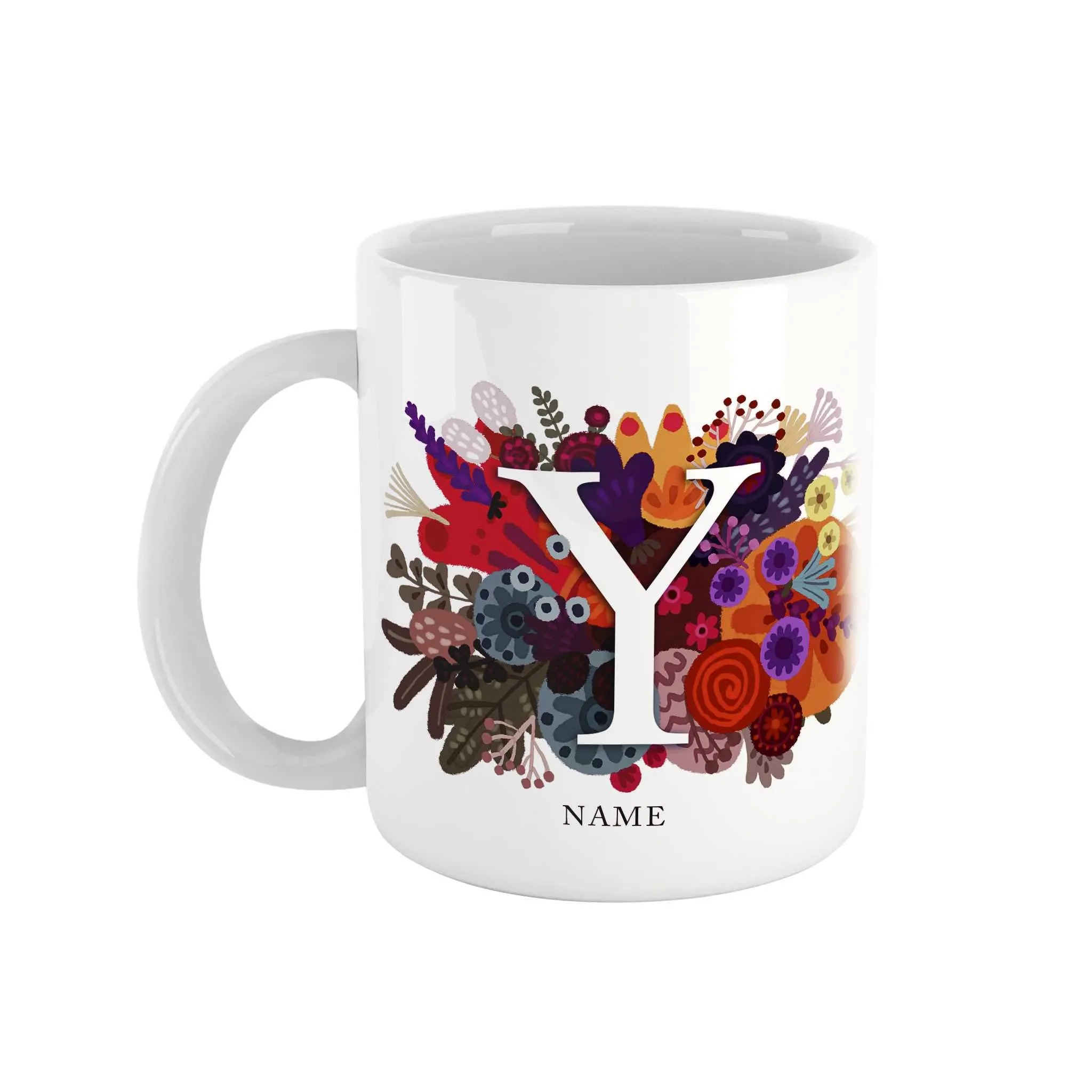 Burst of Colors Ceramic Mug