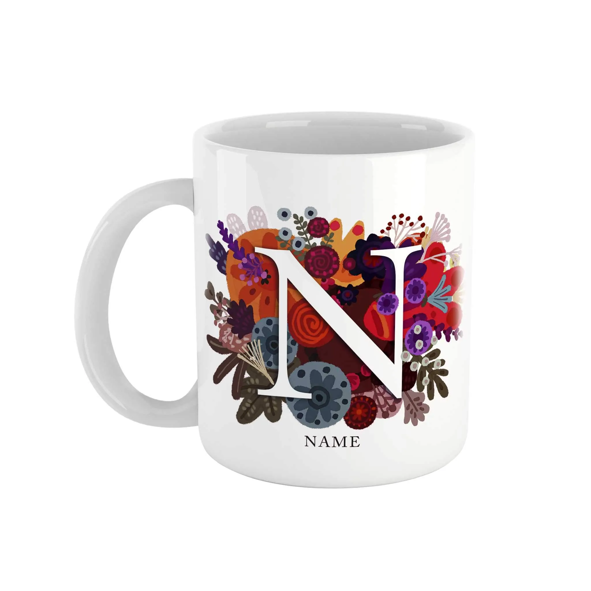 Burst of Colors Ceramic Mug