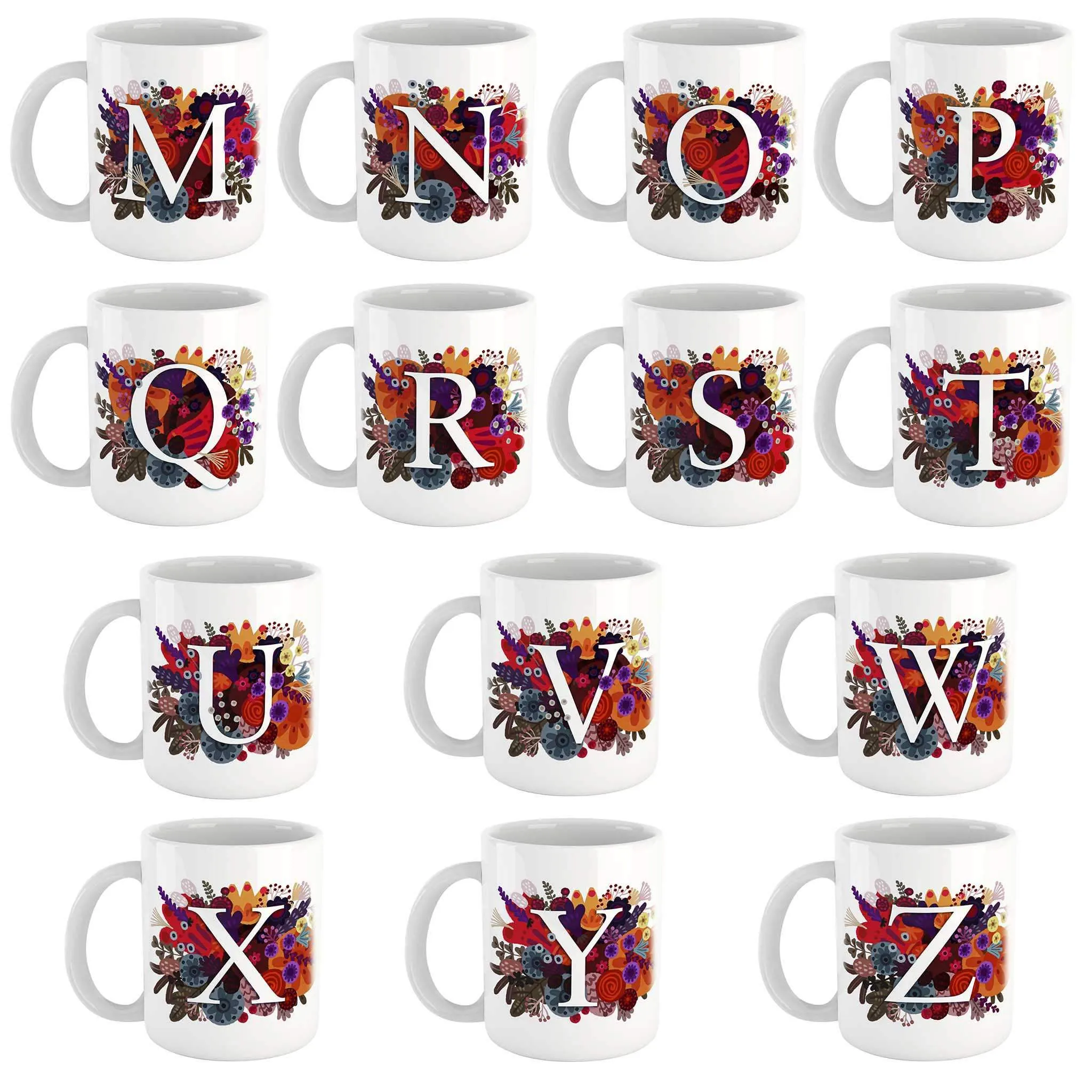 Burst of Colors Ceramic Mug