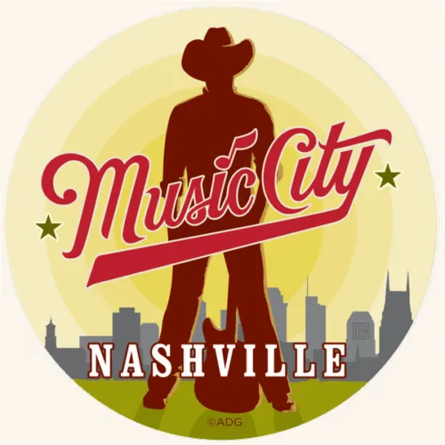 Car Coaster - Music City Man