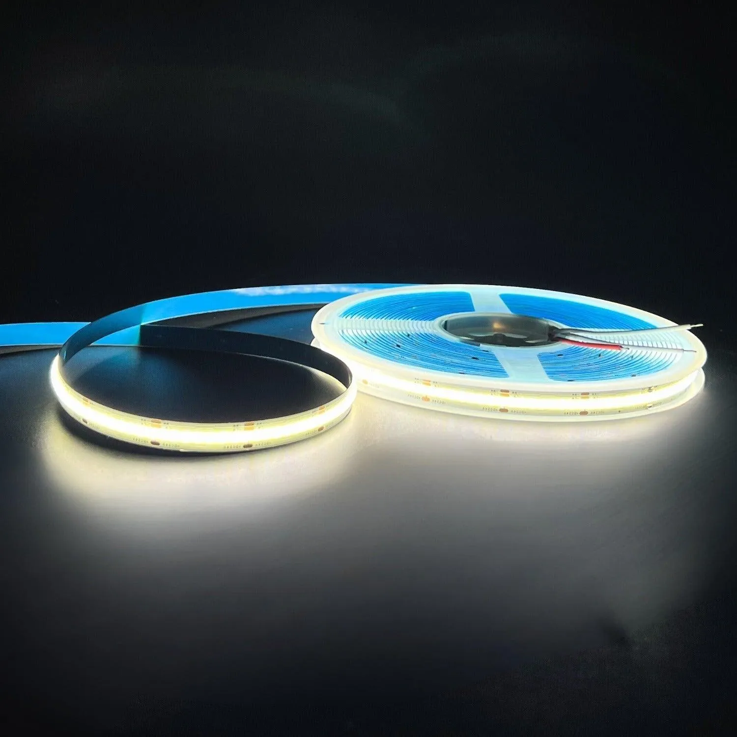 CCT Seamless COB LED Strip 24V 780 LEDs/m IP20 Waterproof WW CW 10 Metre Kit