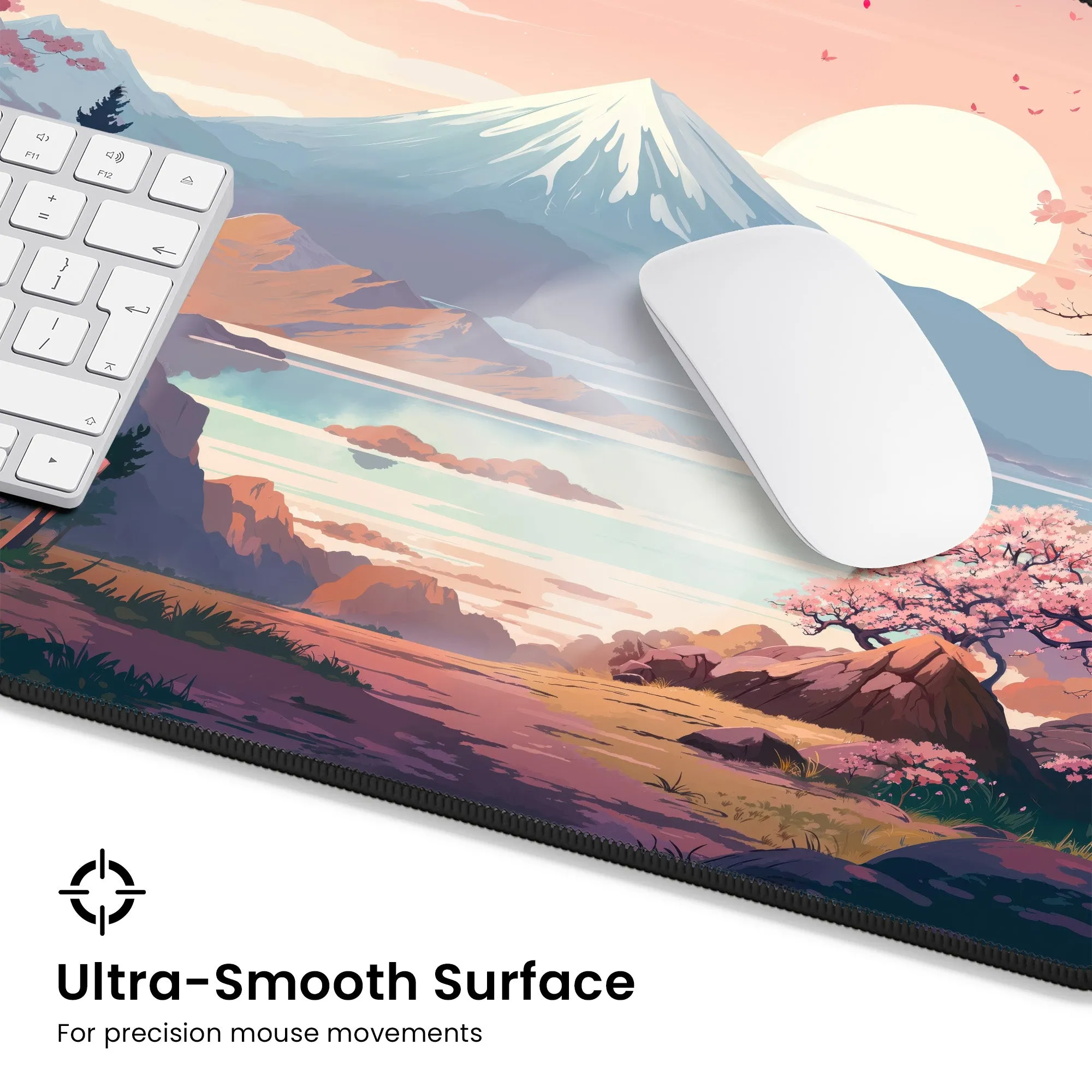 Cherry Blossom Anime Desk Mat | Sakura Desk Pad for Aesthetic Desks