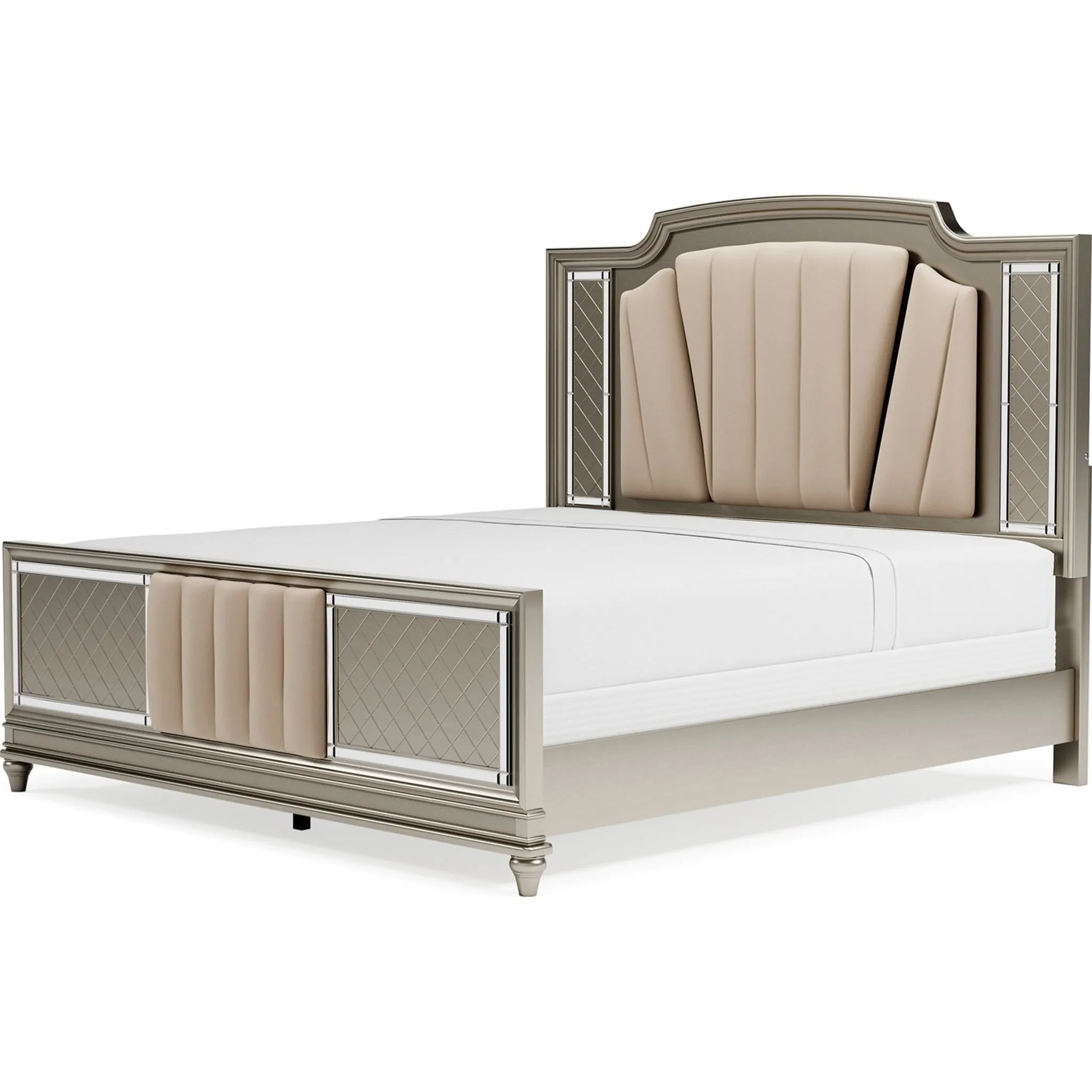 Chevanna 3 Piece King Upholstered Bed