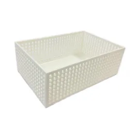 Color Life Mesh Pattern Box L Off White