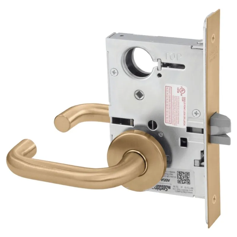 Corbin Russwin ML2010-LWA Passage or Closet Mortise Lock, Lustra Lever, A Rose