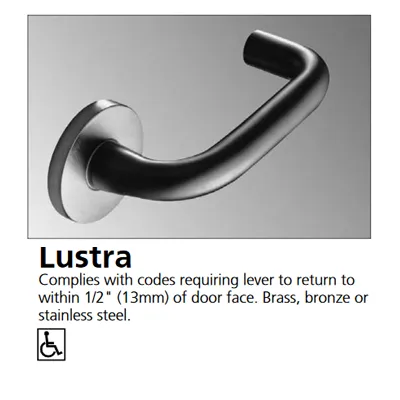 Corbin Russwin ML2010-LWA Passage or Closet Mortise Lock, Lustra Lever, A Rose