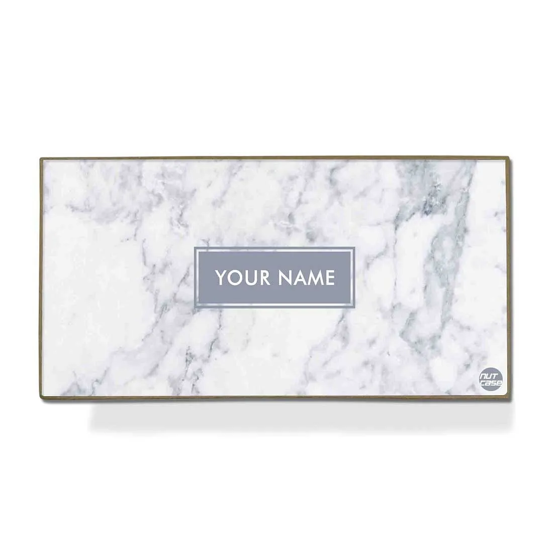 Customized Stationery for Office Desk Organizer - Marble White