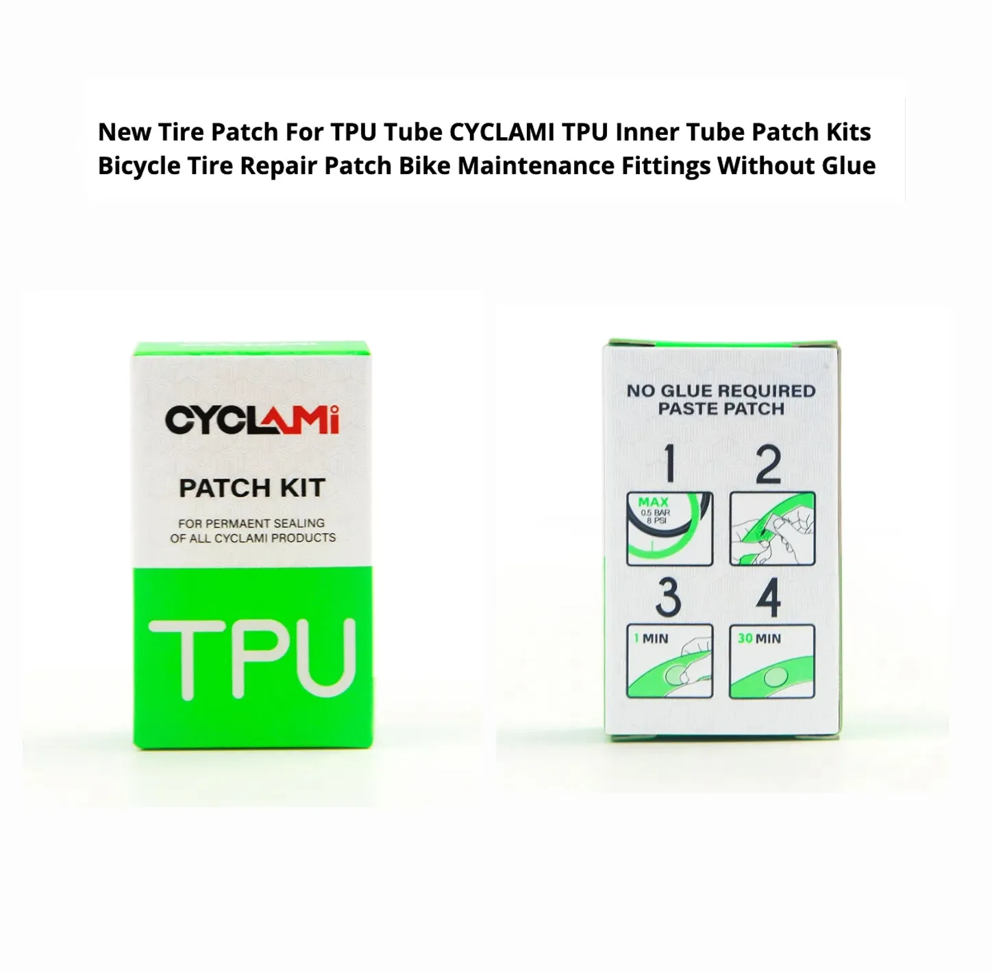 CYCLAMI Glueless TPU Repair Patch Kit