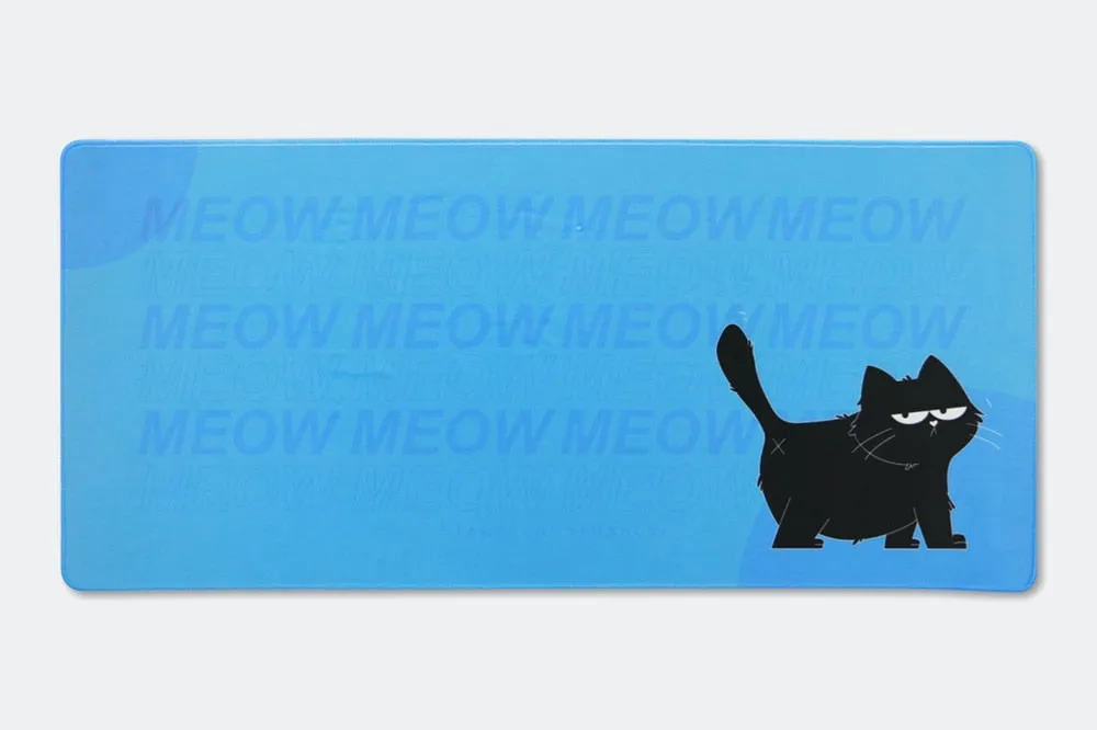 DCS Mechanical keyboard Mousepad Deskmat Cute XIAOYE CAT 900 400 5mm Stitched Edges /Rubber High quality soft touch Rubber