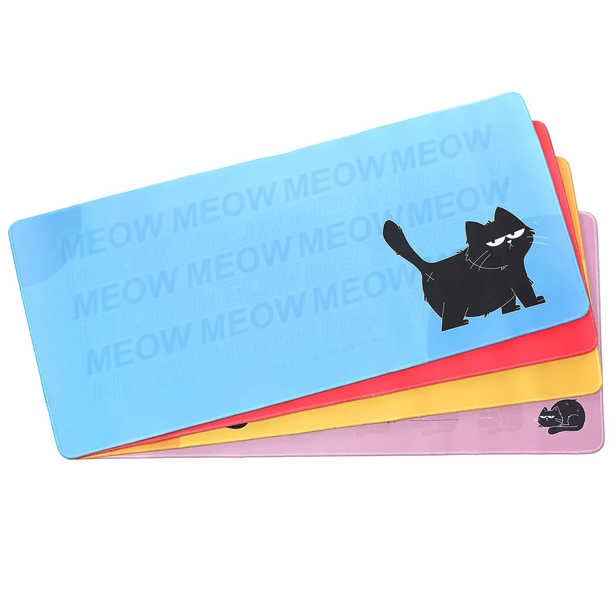 DCS Mechanical keyboard Mousepad Deskmat Cute XIAOYE CAT 900 400 5mm Stitched Edges /Rubber High quality soft touch Rubber