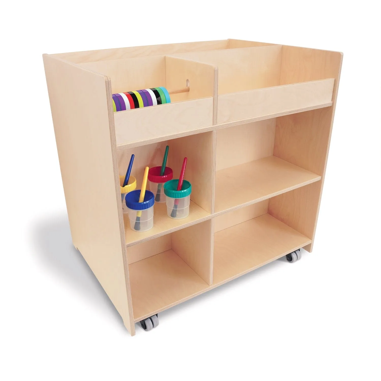 Deluxe Mobile Art Supply Cart