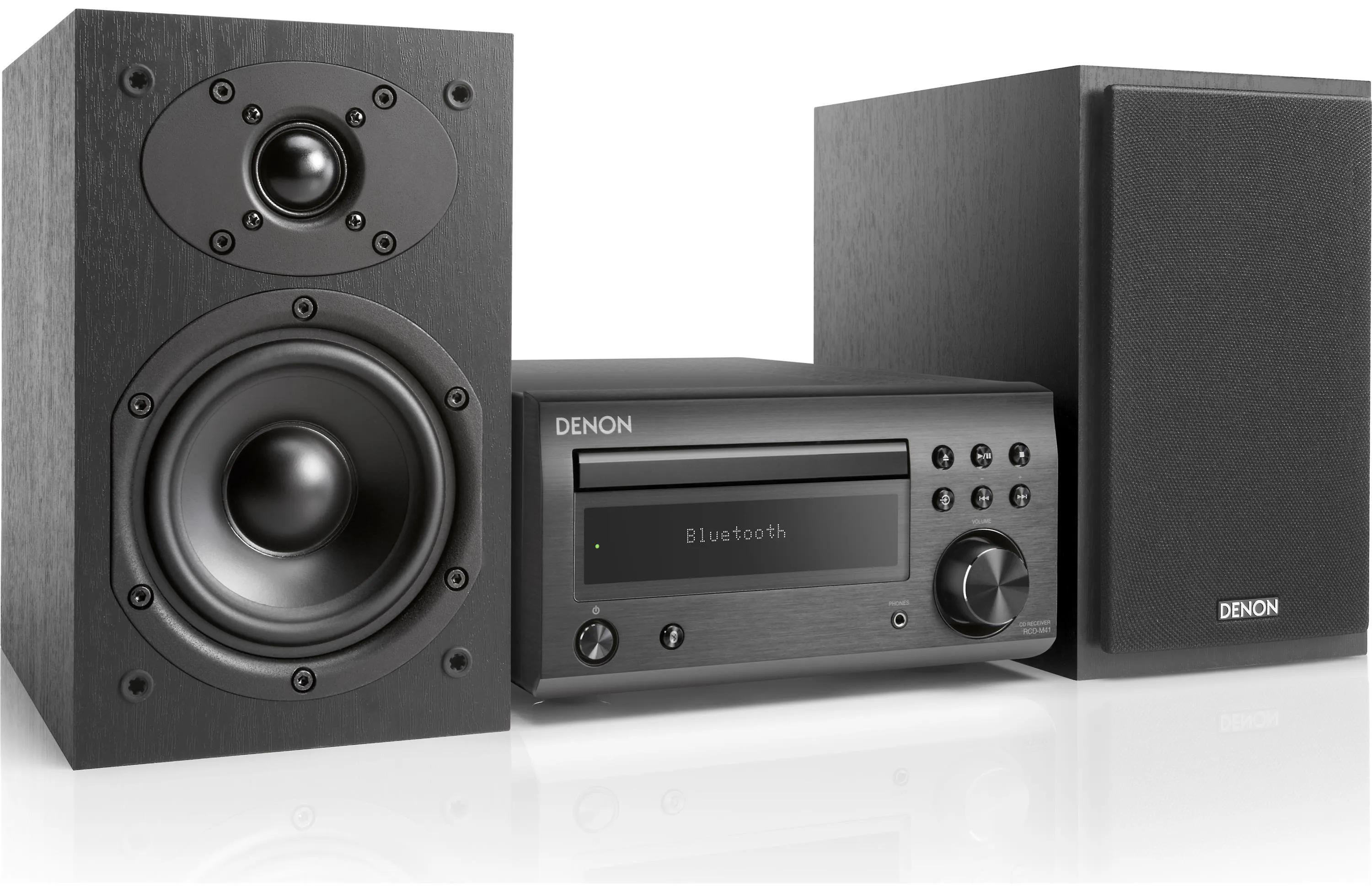 Denon D-M41 HiFi System with CD and Bluetooth and AM/FM Tuner