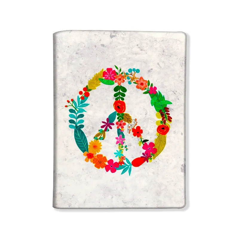 Designer Passport Cover - Floral Circle