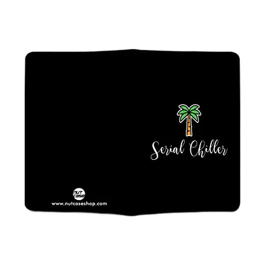 Designer Passport Cover - Serial Chiller Black