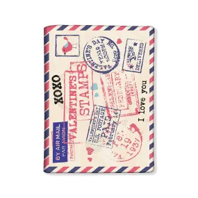 Designer Passport Cover - Stamps