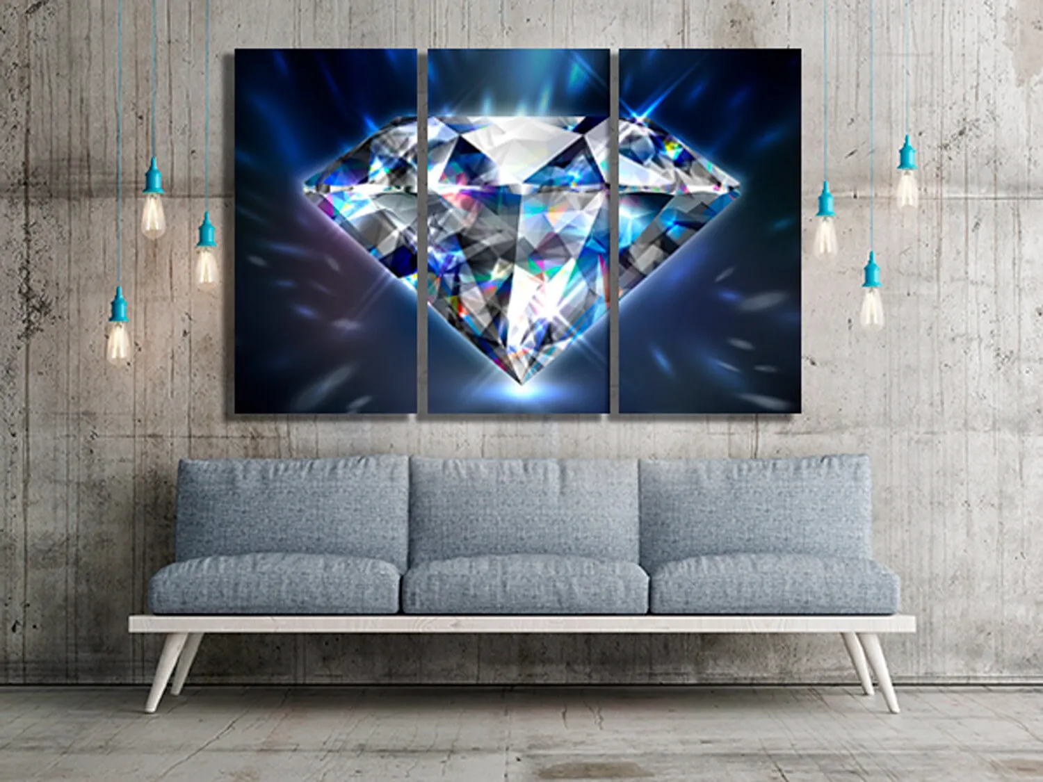 Diamond wall art Modern wall art paintings on canvas, home wall decor, canvas painting, wall hanging decor, very large paintings