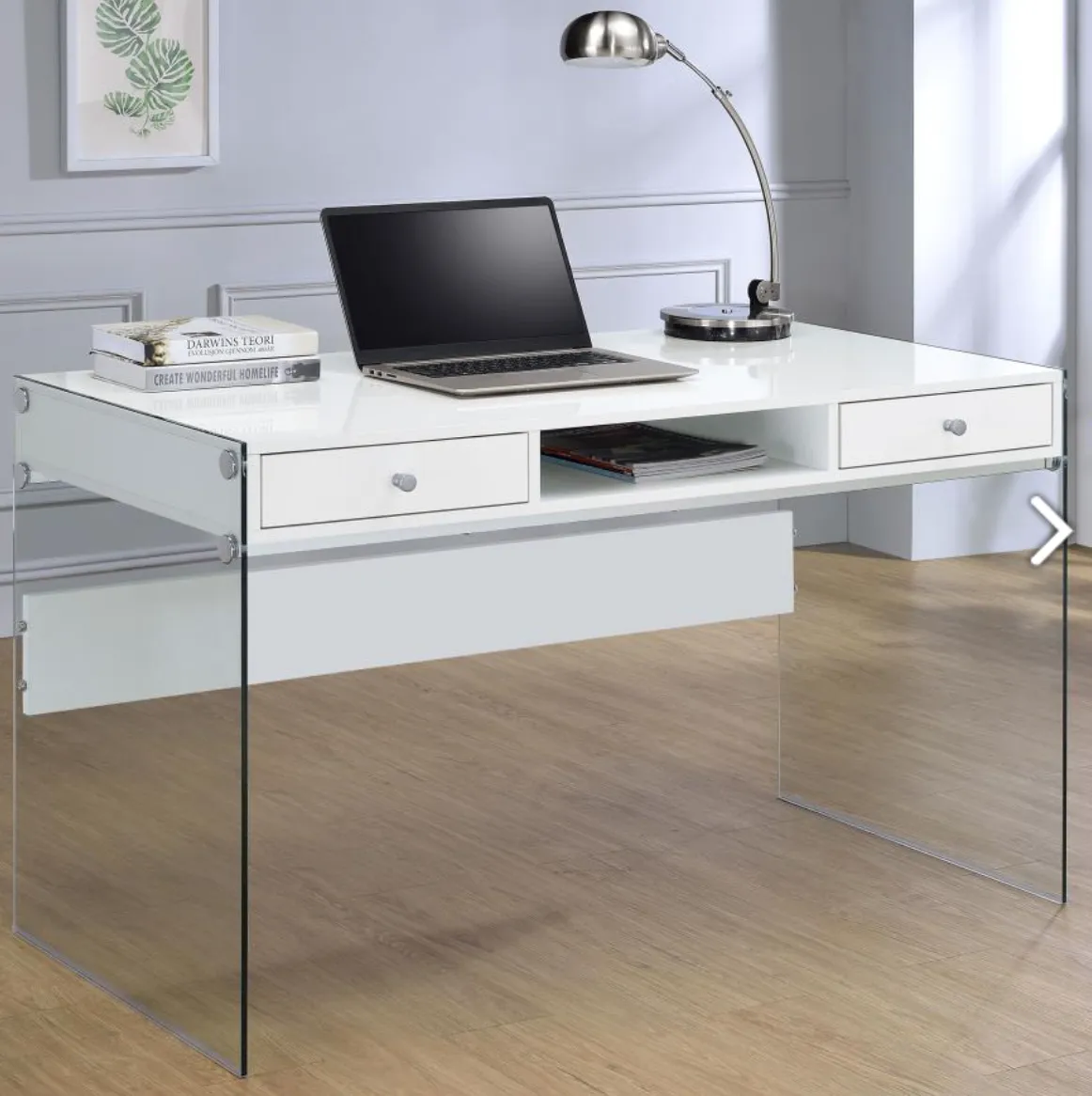 Dobrev 2-Drawer Writing Desk