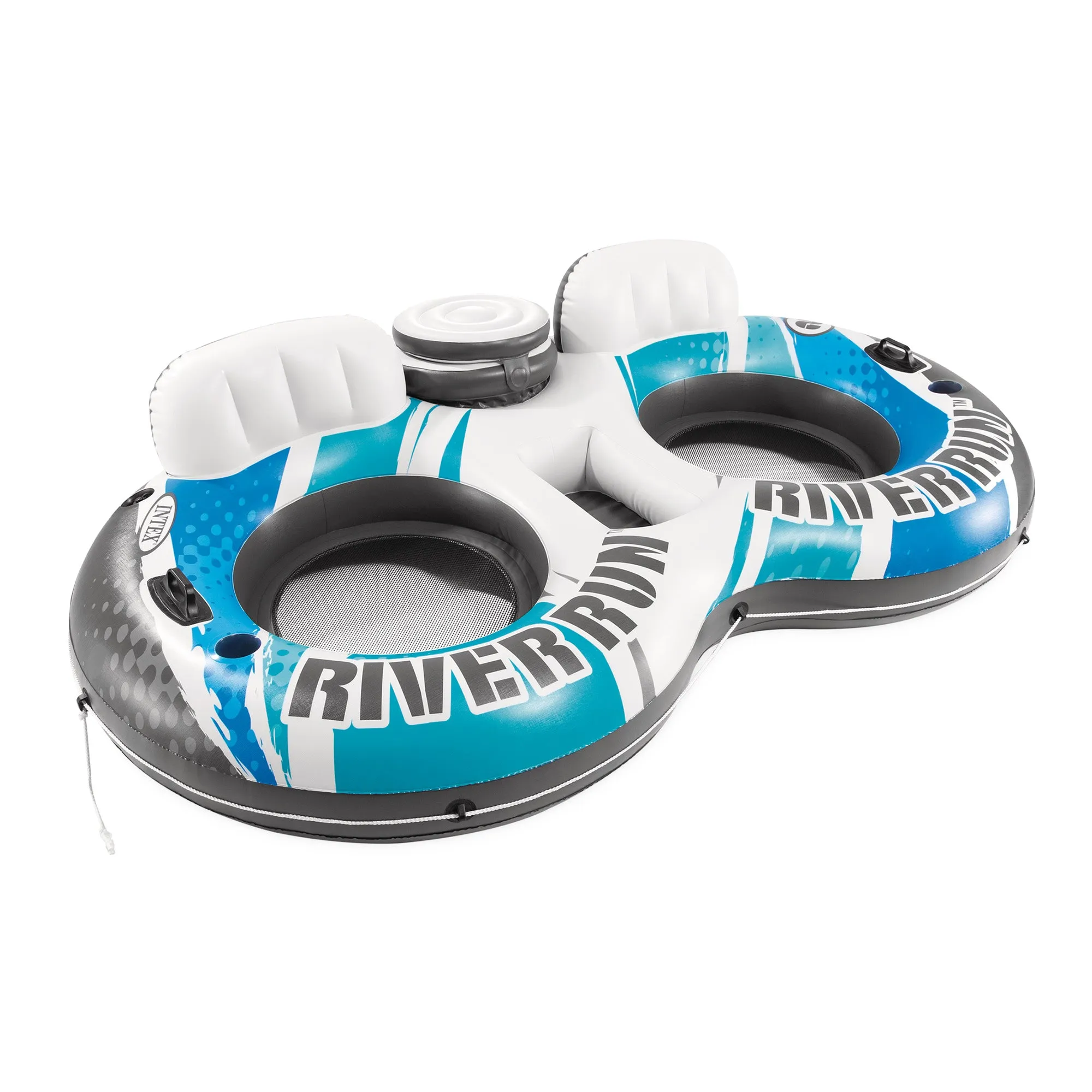 Double Lounger Lake Tube with Cooler & Cup Holders, Intex