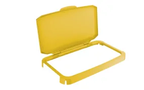 Durable DURABIN 60L Hinged Bin Lid | Strong and Food & Freezer Safe | Yellow