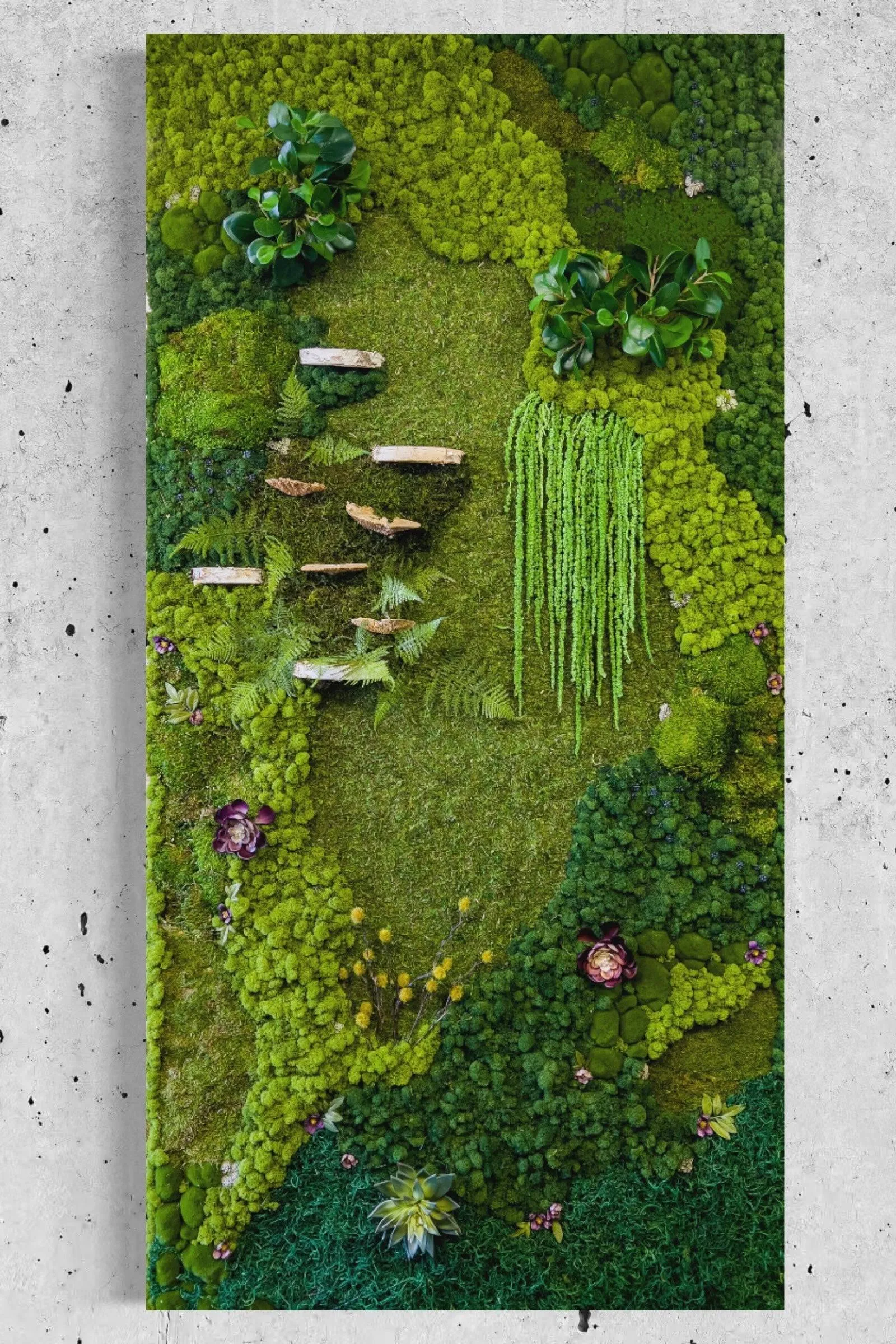 Ecosystem Moss Art Panels