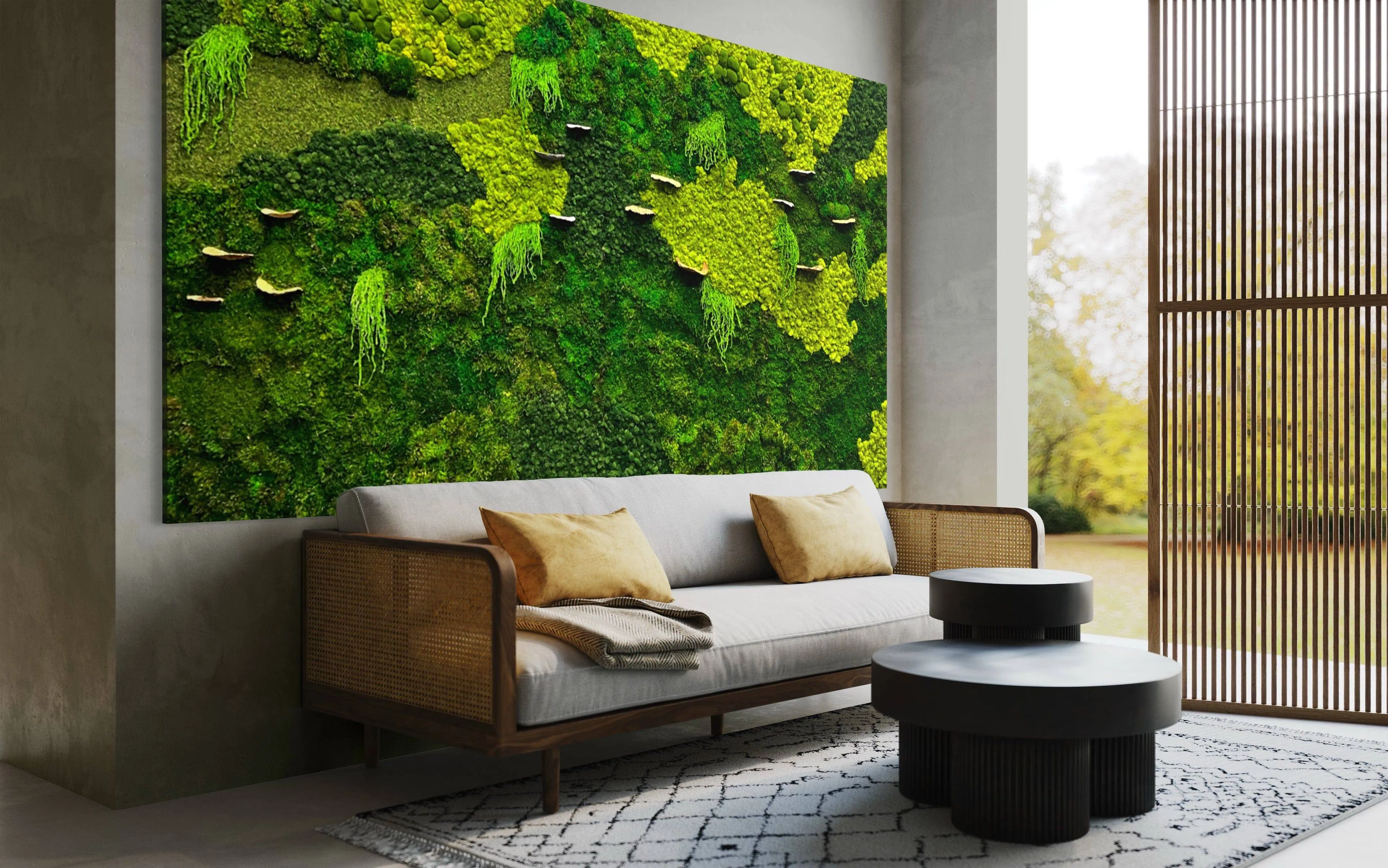 Ecosystem Moss Art Panels