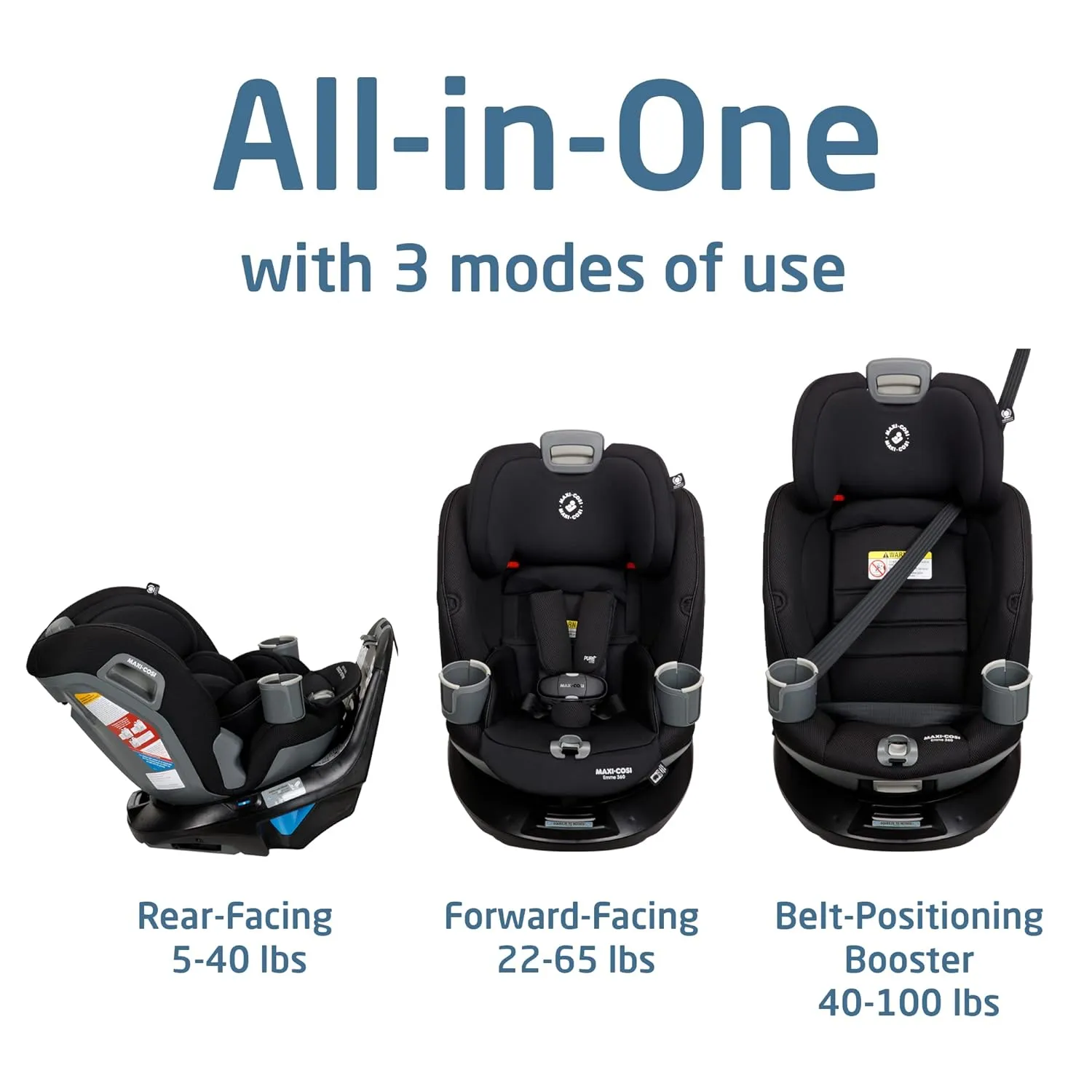 Emme 360 All in One Rotating Convertible Car Seat