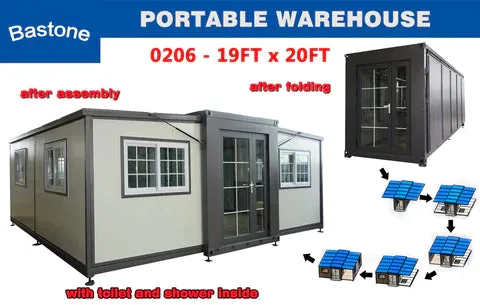 Expandable Prefab Home 19ft x 20ft