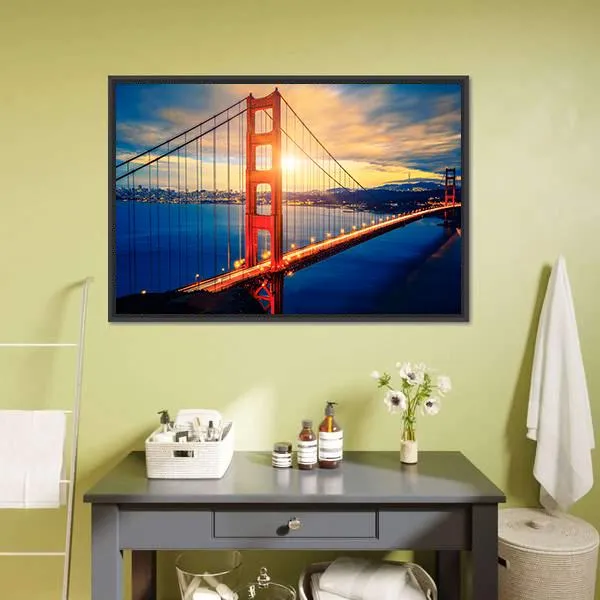 Famous Golden Gate Bridge Canvas Wall Art