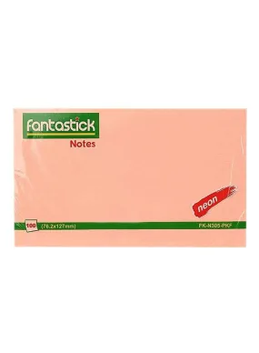 Fantastick Stick Notes 3x5" Fluor. Pink