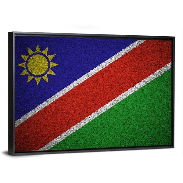 Flag Of Namibia Canvas Wall Art