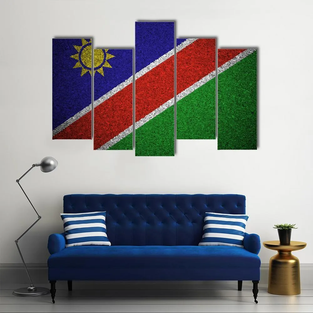 Flag Of Namibia Canvas Wall Art