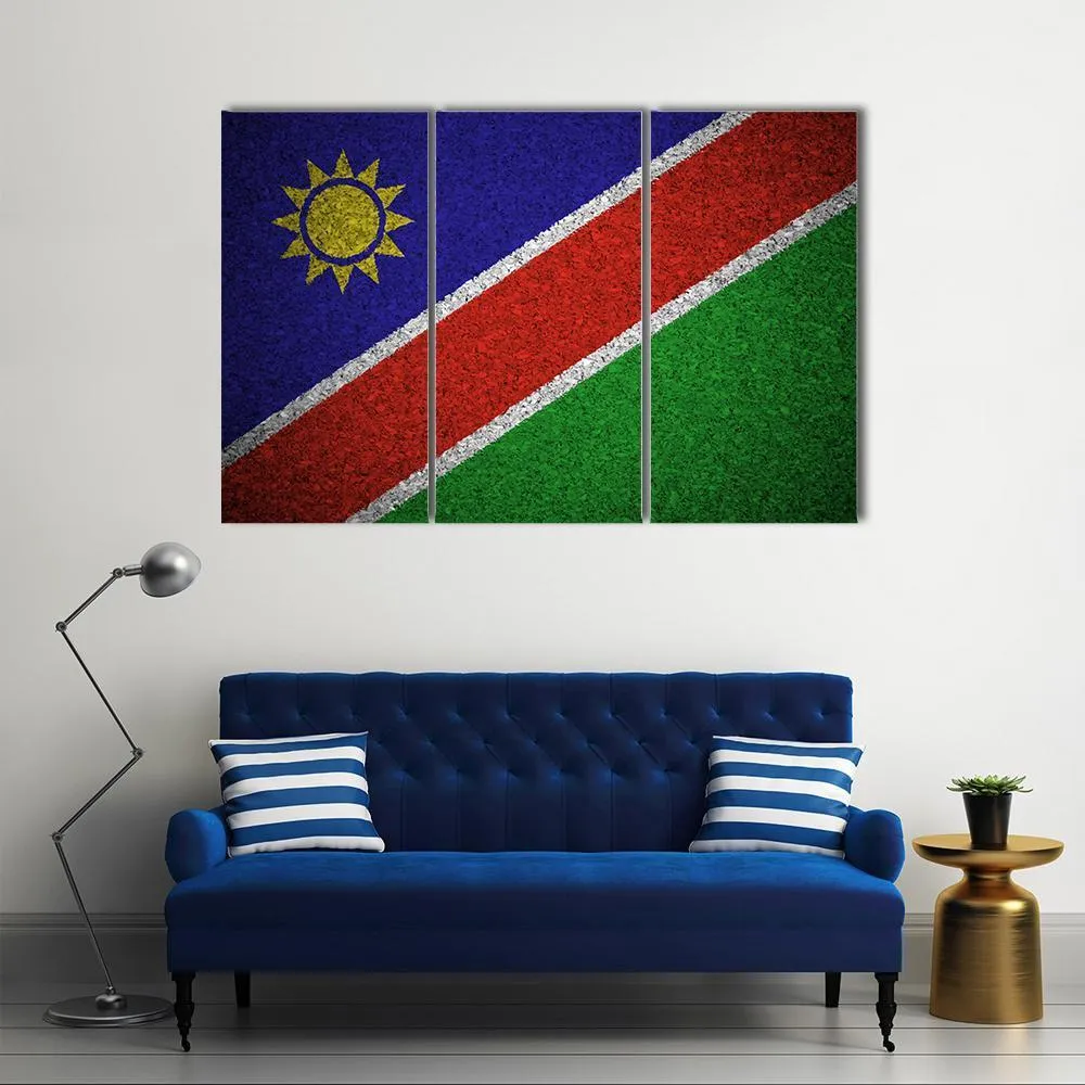 Flag Of Namibia Canvas Wall Art