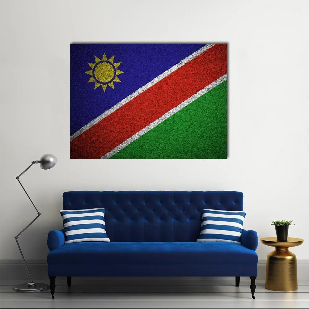 Flag Of Namibia Canvas Wall Art