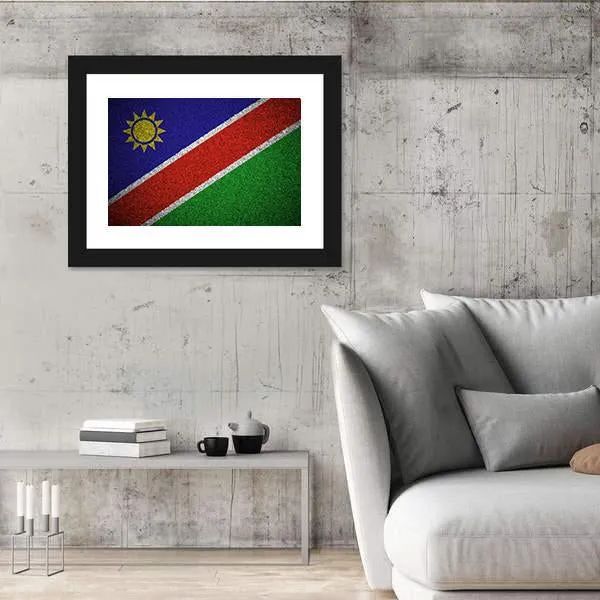 Flag Of Namibia Canvas Wall Art