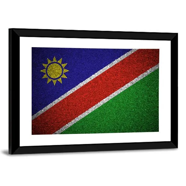 Flag Of Namibia Canvas Wall Art