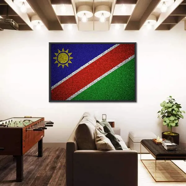 Flag Of Namibia Canvas Wall Art