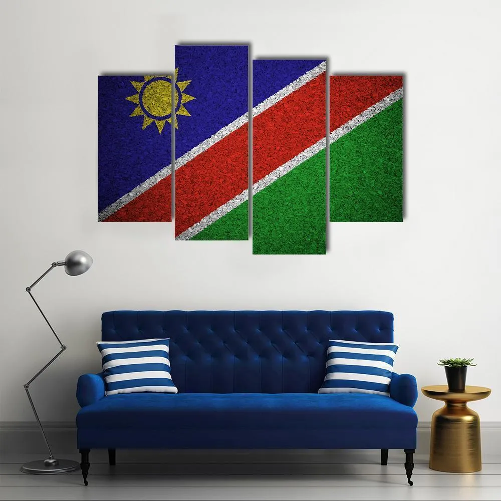 Flag Of Namibia Canvas Wall Art