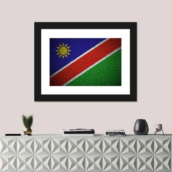 Flag Of Namibia Canvas Wall Art