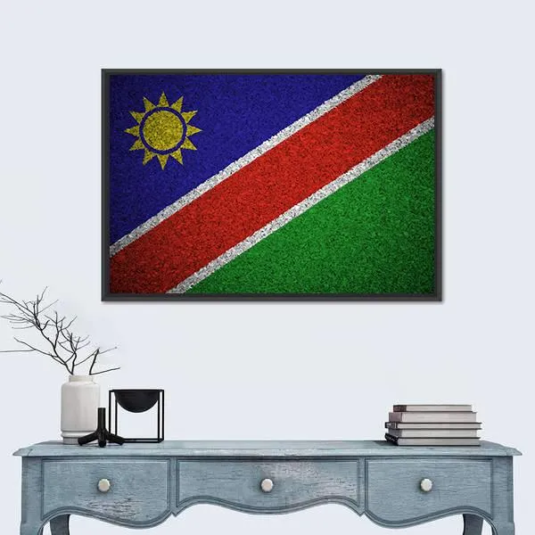 Flag Of Namibia Canvas Wall Art