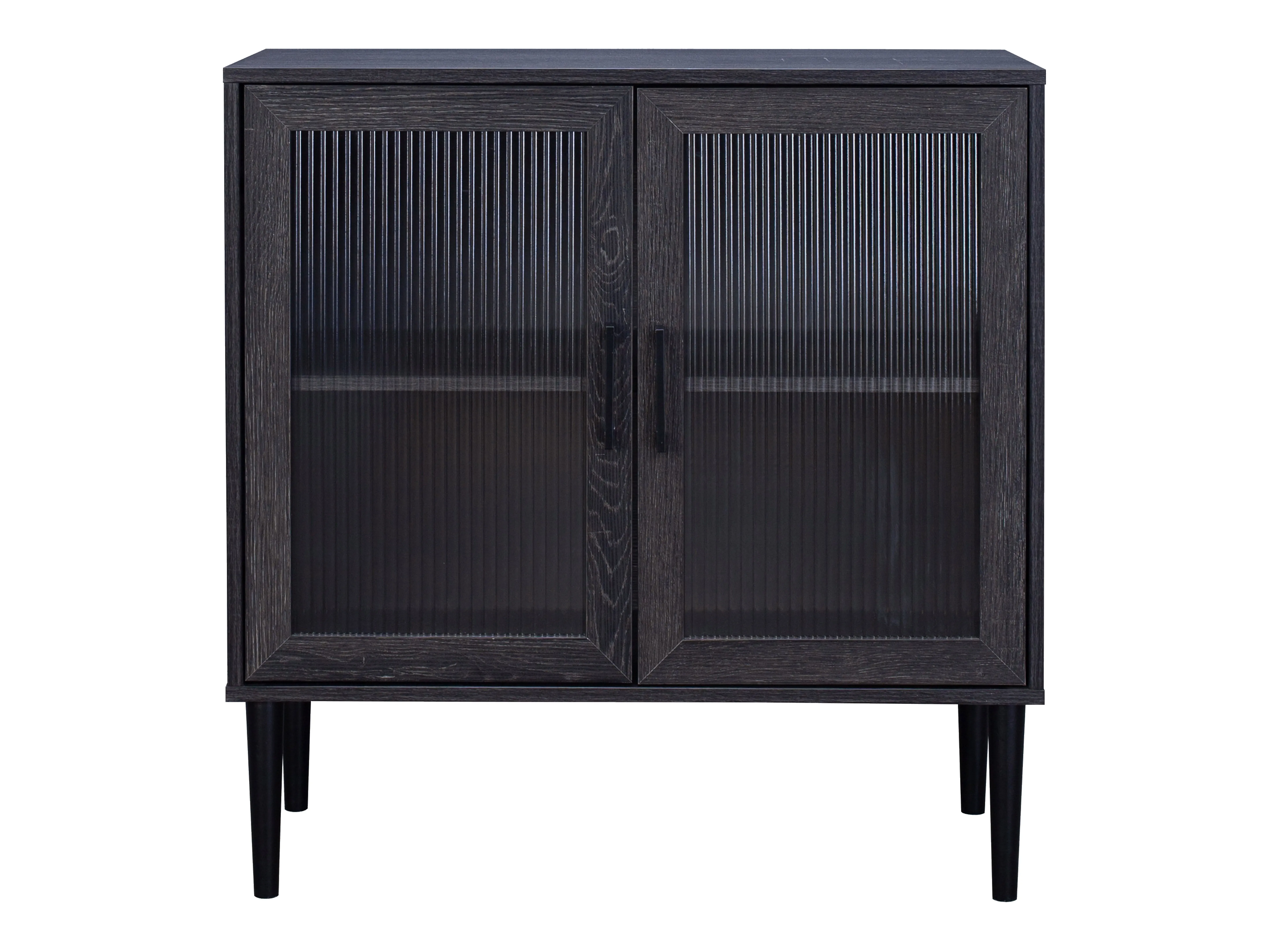 Fluted Glass Buffet Cabinet