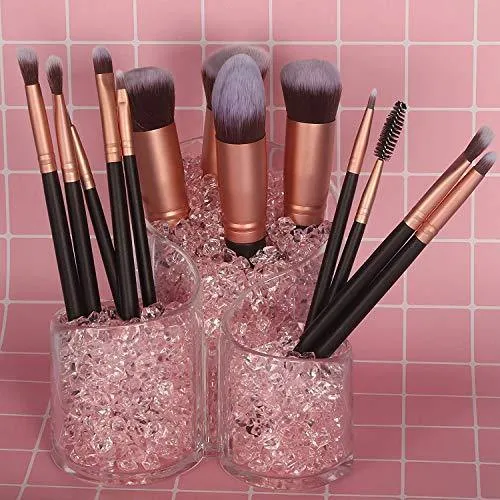 FLYNGO Acrylic Cosmetic Storage Organizer Desk and Dressing Table Stand/Holder Nail Polish Lipstick Eyeliner Comb Beauty Makeup Brush and Jewelry Organisers