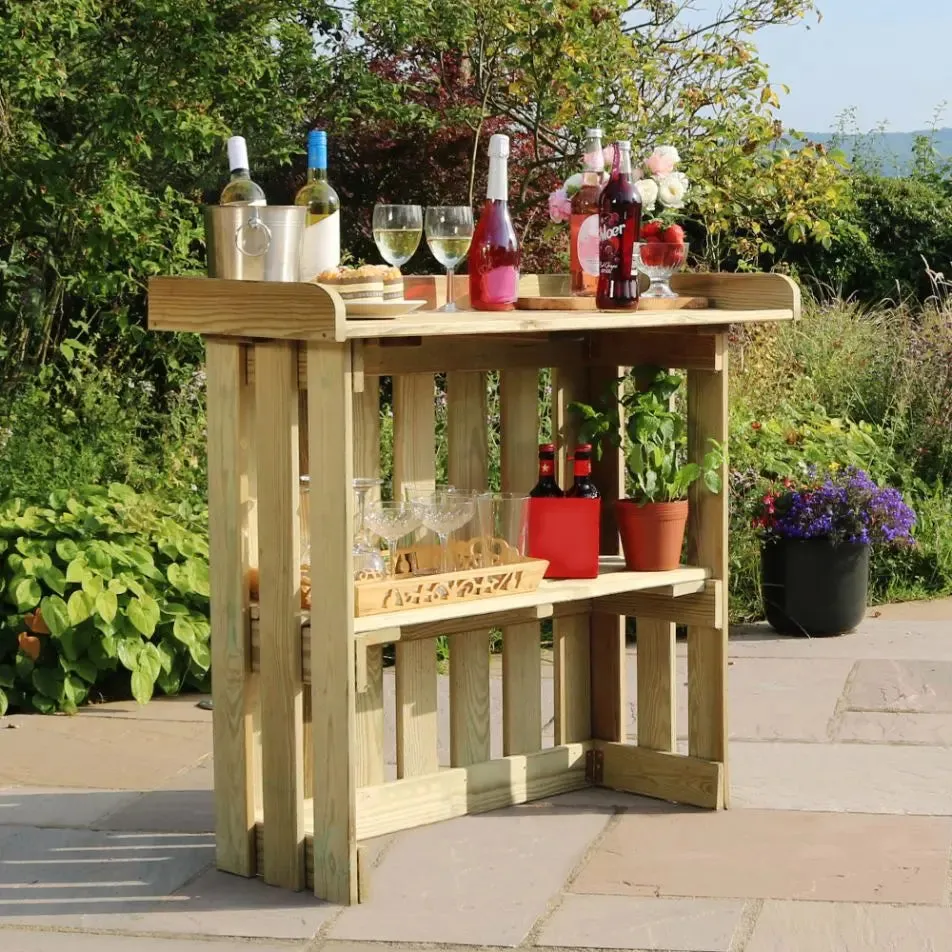 FOLDING GARDEN BAR / POTTING TABLE