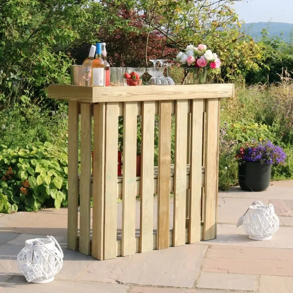 FOLDING GARDEN BAR / POTTING TABLE